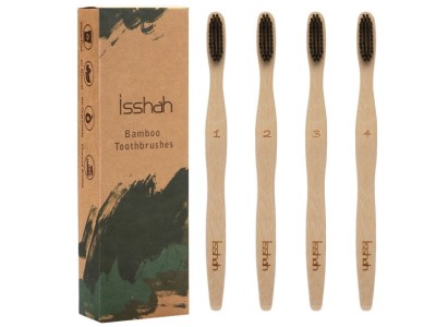 Isshah Bamboo Toothbrushes