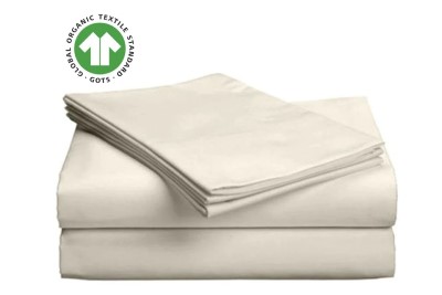 Kindlier 100% Organic Cotton Solid Sheet Set
