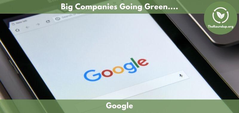 How Google is going green
