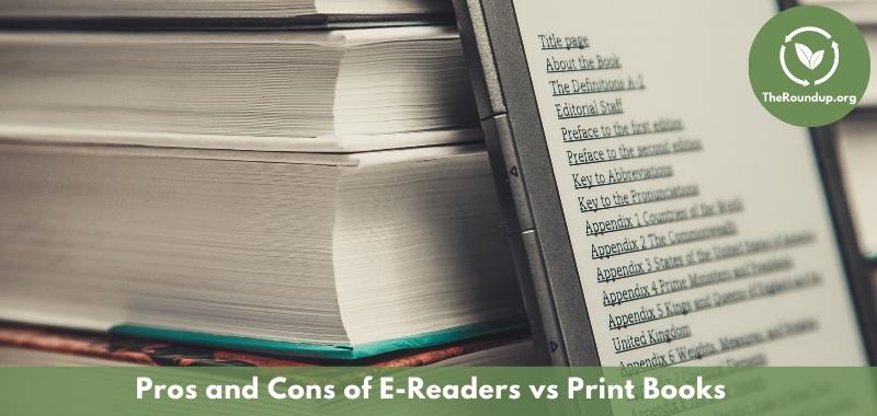 e-readers vs print books pros and cons