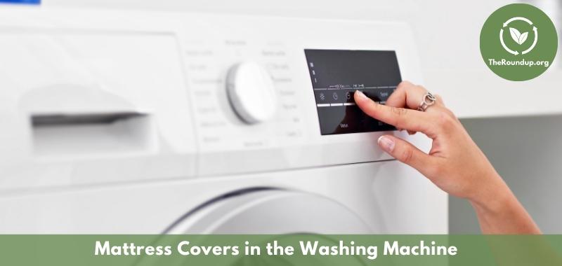 can you wash a mattress protector in the washing machine