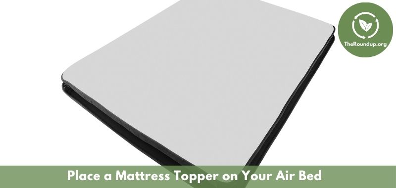 mattress topper on airbed