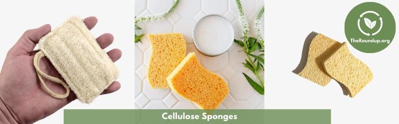 Natural Coconut Scrub Sponge Cellulose Dishwashing Eco-Friendly