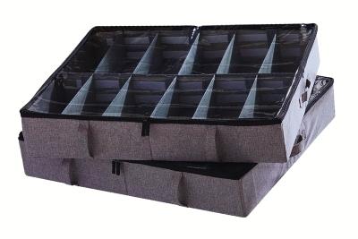 2-Pack Heavy-Duty Under-Bed Storage Bins with Wheels and Lids for Bedroom