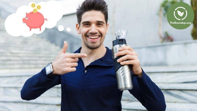 reusable water bottles save money