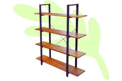 consdan solid wood bookshelf for bedroom