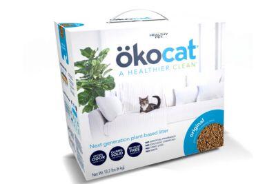 box of okocat litter