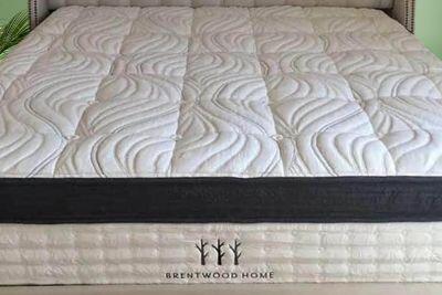 testing the Brentwood Home mattress