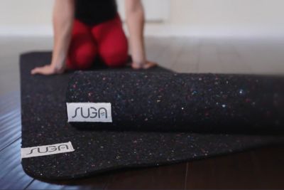Antiskid Felt Back Yoga Mats - Recycled Cotton - YogaKargha