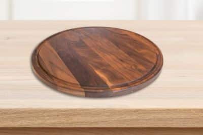 Virginia Boys Kitchen round wooden chopping board non toxic