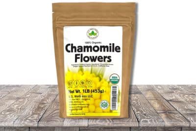 US Wellness chamomile tea flowers
