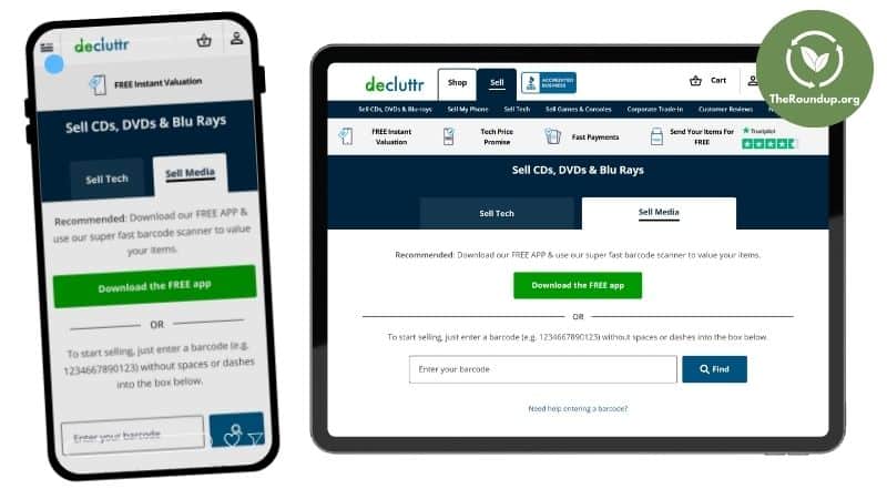 How to sell DVDs, Blueray and CDs on decluttr