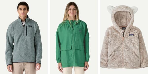 Patagonia recycled product range