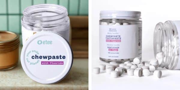 Etee chewpaste sustainable toothpaste tabs