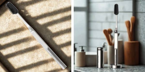 Singular Care sustainable metal toothbrush