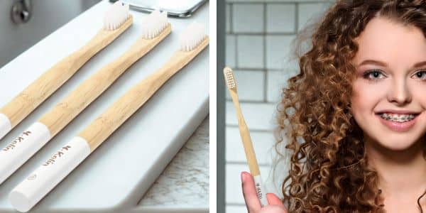 Y-Kelin bamboo toothbrush for braces