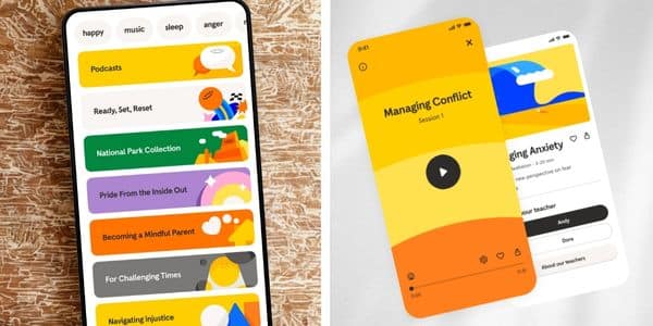 Headspace App for mindfulness and meditation