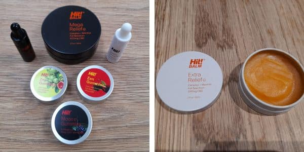 Testing Hit! Balm pain relief natural product range