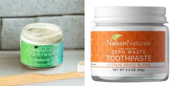 Nelson Naturals fluoride free eco-friendly toothpaste