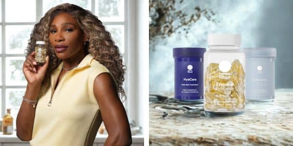 Ritual wellness supplements demonstrated by Serena Williams