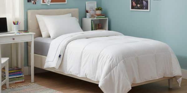 Testing the Naturepedic organic kapok comforter