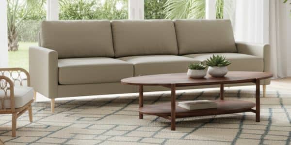 Testing my sustainable living room furniture from Medley