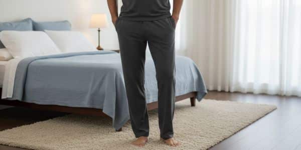 Wearing the cariloha bamboo sleep pants