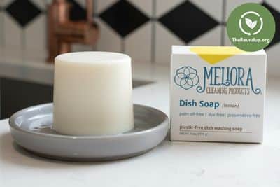 Meliora lemon dish soap bar eco-friendly
