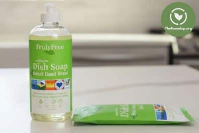 Testing Trulyfree biodegradable dish soap